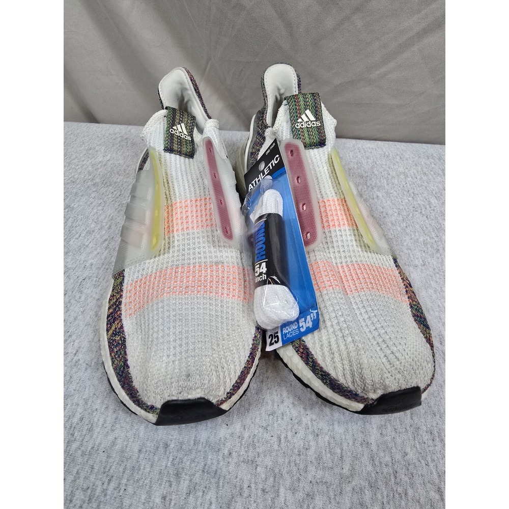 Adidas Ultraboost 19 Pride Mens 10 Multicolor Running Shoes Sneakers EF3675